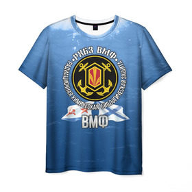Мужская футболка 3D с принтом РХБЗ ВМФ , 100% полиэфир | прямой крой, круглый вырез горловины, длина до линии бедер | биологическая | вмф | защита | радиационная | рзбз | флот | химическая