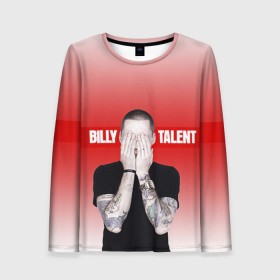 Женский лонгслив 3D с принтом BILLY TALENT , 100% полиэстер | длинные рукава, круглый вырез горловины, полуприлегающий силуэт | aaron solowoniuk | afraid of heights | benjamin kowalewicz | billy talent | dead silence | ian michael d’sa | jonathan eric gallant | pezz | аарон соловонюк | альтернативный рок | бенджамин ковалевич | джонатан гэллант | иэн ди’сэй | канада | панк рок