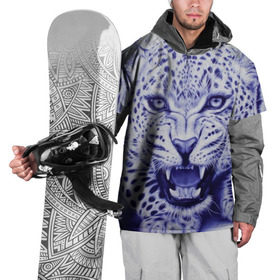 Накидка на куртку 3D с принтом Леопард , 100% полиэстер |  | Тематика изображения на принте: арт | гепард | дикая кошка | зверь | искусство | кошка | леопард | хищник
