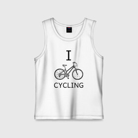 Детская майка хлопок с принтом I love cycling ,  |  | bicycle | bike | bmx | cycling | enjoy | i | like | love | moto | ride | rider | sport | байк | велик | вело | велосипед | велосипедист | ездить | зож | катать | кататься | лето | спорт | спортсмен