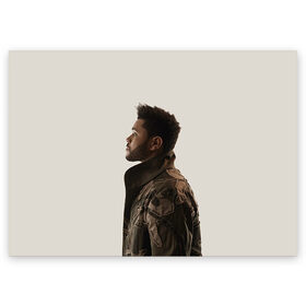 Поздравительная открытка с принтом The Weeknd , 100% бумага | плотность бумаги 280 г/м2, матовая, на обратной стороне линовка и место для марки
 | the weeknd | викенд | тесфайе | уикенд