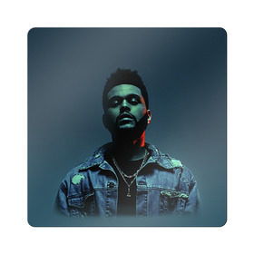 Магнит виниловый Квадрат с принтом The Weeknd , полимерный материал с магнитным слоем | размер 9*9 см, закругленные углы | the weeknd | викенд | тесфайе | уикенд
