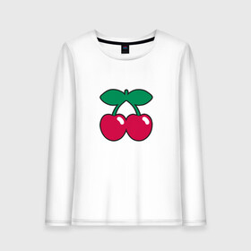 Женский лонгслив хлопок с принтом Pacha Summer Cotton , 100% хлопок |  | cherry | club | ibiza | one | pacha | party | summer | вечеринка | вишенки | вишня | ибица | клуб | лето | остров | отдых | отпуск | пача | чери