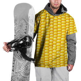 Накидка на куртку 3D с принтом Сладкая вареная кукуруза , 100% полиэстер |  | Тематика изображения на принте: еда | кукуруза