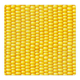 Магнитный плакат 3Х3 с принтом Сладкая вареная кукуруза , Полимерный материал с магнитным слоем | 9 деталей размером 9*9 см | Тематика изображения на принте: еда | кукуруза