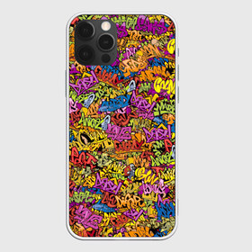 Чехол для iPhone 12 Pro Max с принтом Граффити , Силикон |  | graffiti | street art | графити | краска | надписи | паттерн | рисунки | стикербомбинг | текстура