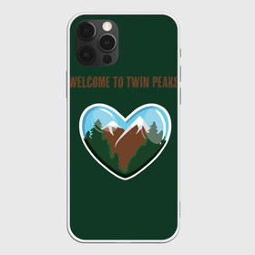 Чехол для iPhone 12 Pro Max с принтом Добро пожаловать в Твин Пикс , Силикон |  | twin peaks | welcome | агент купер | горы | дэвид линч | совы не то чем кажутся | сосны | чертовски хороший кофе