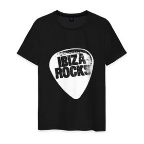 Мужская футболка хлопок с принтом Ibiza Rocks Black & White , 100% хлопок | прямой крой, круглый вырез горловины, длина до линии бедер, слегка спущенное плечо. | dj | ibiza | pink | rocks | вечеринка | гламур | диджей | дизайн | ибица | клуб | мода | остров | отпуск | пафос | путешествие | рок | стиль