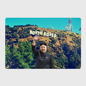 Магнитный плакат 3Х2 с принтом NORTH KOREA , Полимерный материал с магнитным слоем | 6 деталей размером 9*9 см | hollywood | kim jong un | north korea | ким чен ын | северная корея