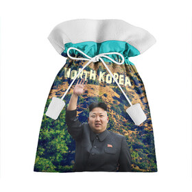 Подарочный 3D мешок с принтом NORTH KOREA , 100% полиэстер | Размер: 29*39 см | Тематика изображения на принте: hollywood | kim jong un | north korea | ким чен ын | северная корея