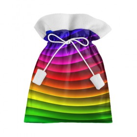 Подарочный 3D мешок с принтом Радужные цвета , 100% полиэстер | Размер: 29*39 см | Тематика изображения на принте: радуга | цвет