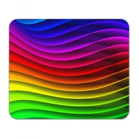 Коврик прямоугольный с принтом Радужные цвета , натуральный каучук | размер 230 х 185 мм; запечатка лицевой стороны | Тематика изображения на принте: радуга | цвет