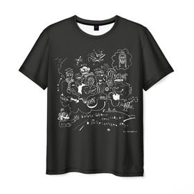 Мужская футболка 3D с принтом ДДТ , 100% полиэфир | прямой крой, круглый вырез горловины, длина до линии бедер | ddt | ддт | русский рок | шевчук