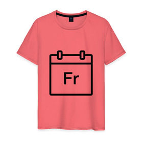 Мужская футболка хлопок с принтом Фублока Fr , 100% хлопок | прямой крой, круглый вырез горловины, длина до линии бедер, слегка спущенное плечо. | fr | пт | пятница