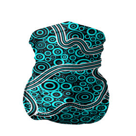 Бандана-труба 3D с принтом Aboriginal pattern , 100% полиэстер, ткань с особыми свойствами — Activecool | плотность 150‒180 г/м2; хорошо тянется, но сохраняет форму | абстракции | арт | волны | узор | фигуры