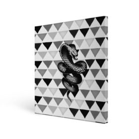 Холст квадратный с принтом Snake , 100% ПВХ |  | Тематика изображения на принте: 3d | snake | животные | змея | ползучие | хладнокровные | чешуя