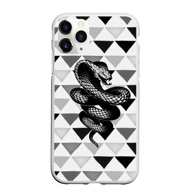 Чехол для iPhone 11 Pro матовый с принтом Snake , Силикон |  | 3d | snake | животные | змея | ползучие | хладнокровные | чешуя