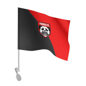 Флаг для автомобиля с принтом PandafxTM , 100% полиэстер | Размер: 30*21 см | 7f united | fifa | pandafx | панда