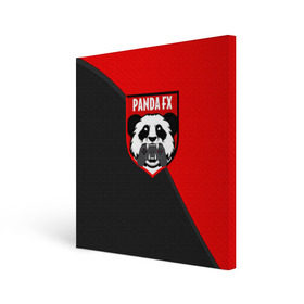 Холст квадратный с принтом PandafxTM , 100% ПВХ |  | 7f united | fifa | pandafx | панда