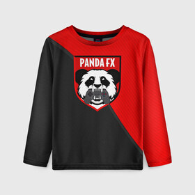Детский лонгслив 3D с принтом PandafxTM , 100% полиэстер | длинные рукава, круглый вырез горловины, полуприлегающий силуэт
 | 7f united | fifa | pandafx | панда