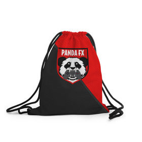 Рюкзак-мешок 3D с принтом PandafxTM , 100% полиэстер | плотность ткани — 200 г/м2, размер — 35 х 45 см; лямки — толстые шнурки, застежка на шнуровке, без карманов и подкладки | 7f united | fifa | pandafx | панда