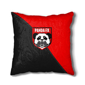 Подушка 3D с принтом PandafxTM , наволочка – 100% полиэстер, наполнитель – холлофайбер (легкий наполнитель, не вызывает аллергию). | состоит из подушки и наволочки. Наволочка на молнии, легко снимается для стирки | 7f united | fifa | pandafx | панда