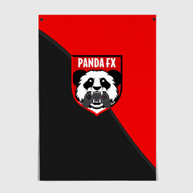 Постер с принтом PandafxTM , 100% бумага
 | бумага, плотность 150 мг. Матовая, но за счет высокого коэффициента гладкости имеет небольшой блеск и дает на свету блики, но в отличии от глянцевой бумаги не покрыта лаком | 7f united | fifa | pandafx | панда