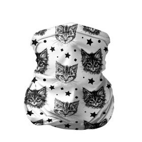 Бандана-труба 3D с принтом Котики , 100% полиэстер, ткань с особыми свойствами — Activecool | плотность 150‒180 г/м2; хорошо тянется, но сохраняет форму | звезды | кот | котенок | котик | котики | котята | кошка | орнамент | узор
