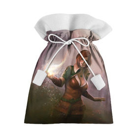 Подарочный 3D мешок с принтом Triss , 100% полиэстер | Размер: 29*39 см | Тематика изображения на принте: witcher | ведьмак | витчер | геральд