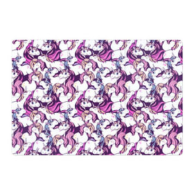 Магнитный плакат 3Х2 с принтом unicorn , Полимерный материал с магнитным слоем | 6 деталей размером 9*9 см | horse | mlp | pony | unicorn | единорог | лошадь | пони