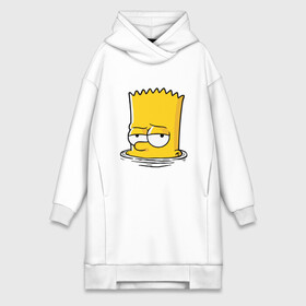 Платье-худи хлопок с принтом Bart ,  |  | bart | boy | homer | simpsons | барт | гомер | мальчик | мультфильм | симпсон | симпсоны | спрингфилд