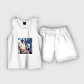 Детская пижама с шортами хлопок с принтом Тревор ГТА 5 ,  |  | gta 5 | gtav | гта 5