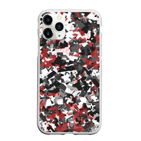 Чехол для iPhone 11 Pro матовый с принтом Городской камуфляж , Силикон |  | camo | urban | белый | гранж | красный | маскировка | милитари | паттерн | серый | текстура