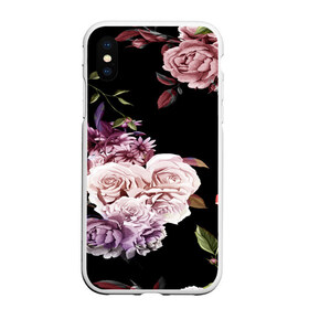 Чехол для iPhone XS Max матовый с принтом Flower Fashion , Силикон | Область печати: задняя сторона чехла, без боковых панелей | 3d | birds | fashion flower | flower | pattern | другие | красивые цветы | красные | прикольные | природа | птицы | розы | текстуры | цветочки | цветы