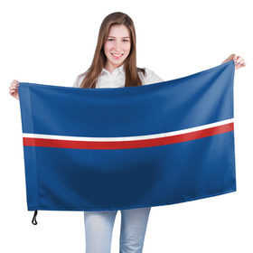 Флаг 3D с принтом RUSSIA YAAY , 100% полиэстер | плотность ткани — 95 г/м2, размер — 67 х 109 см. Принт наносится с одной стороны | yaay | екатеринбург | москва | россия