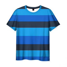 Мужская футболка 3D с принтом Фк Зенит , 100% полиэфир | прямой крой, круглый вырез горловины, длина до линии бедер | blue | champions | league | петербург | санкт | синий | форма