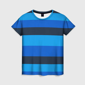 Женская футболка 3D с принтом Фк Зенит , 100% полиэфир ( синтетическое хлопкоподобное полотно) | прямой крой, круглый вырез горловины, длина до линии бедер | blue | champions | league | петербург | санкт | синий | форма