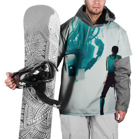Накидка на куртку 3D с принтом Portal , 100% полиэстер |  | Тематика изображения на принте: glados | portal | гладос | портал