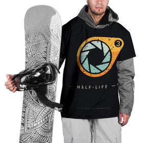 Накидка на куртку 3D с принтом Half-Life 3 , 100% полиэстер |  | freeman | gordon | half | halflife | hl | life | гордон | лайф | фримен | халва | халф | халфлайф | халява
