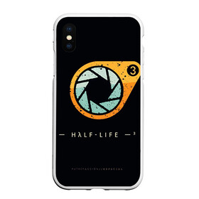 Чехол для iPhone XS Max матовый с принтом Half-Life 3 , Силикон | Область печати: задняя сторона чехла, без боковых панелей | freeman | gordon | half | halflife | hl | life | гордон | лайф | фримен | халва | халф | халфлайф | халява