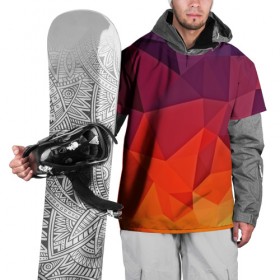 Накидка на куртку 3D с принтом Geometric , 100% полиэстер |  | Тематика изображения на принте: abstract | abstraction | color | geometry | mirror | polygon | абстракция | геометрия | грани | линии | полигоны | сочетания | треугольники