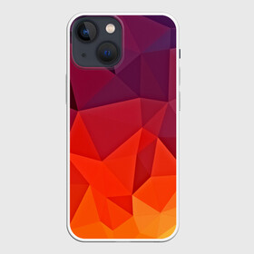 Чехол для iPhone 13 mini с принтом Geometric ,  |  | abstract | abstraction | color | geometry | mirror | polygon | абстракция | геометрия | грани | линии | полигоны | сочетания | треугольники