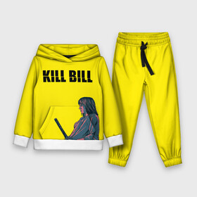 Детский костюм 3D (с толстовкой) с принтом Убить Билла ,  |  | Тематика изображения на принте: kill bill | катана | квентин | меч | невеста | тарантино | ума турман