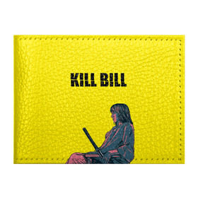 Обложка для студенческого билета с принтом Убить Билла , натуральная кожа | Размер: 11*8 см; Печать на всей внешней стороне | kill bill | катана | квентин | меч | невеста | тарантино | ума турман