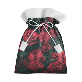 Подарочный 3D мешок с принтом Бархатные розы , 100% полиэстер | Размер: 29*39 см | Тематика изображения на принте: бархат | бутоны | роза | розы | цветы