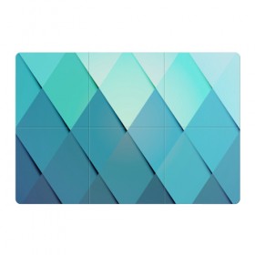 Магнитный плакат 3Х2 с принтом Blue rhombuses , Полимерный материал с магнитным слоем | 6 деталей размером 9*9 см | beautiful | blue | bright | color | figures | original | rhombuses | голубое | зелёное | зелёный | красивое | красота | ромбы | синее | синий | фигура | фигуры | цвет | яркое
