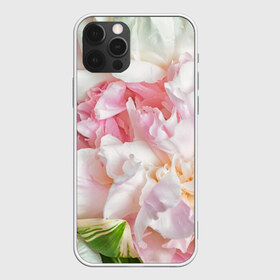 Чехол для iPhone 12 Pro Max с принтом Пион , Силикон |  | Тематика изображения на принте: лето | нежность | цветы