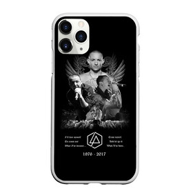 Чехол для iPhone 11 Pro матовый с принтом Chester Bennington , Силикон |  | chester bennington | рок