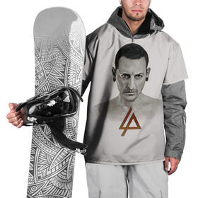Накидка на куртку 3D с принтом Chester Bennington , 100% полиэстер |  | chester bennington | рок