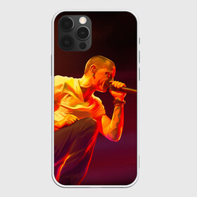 Чехол для iPhone 12 Pro Max с принтом Chester Bennington , Силикон |  | Тематика изображения на принте: chester bennington | рок